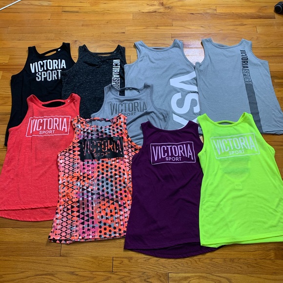 PINK Victoria's Secret Tops - Bundle- Victoria Sport Ladder Back Tanks